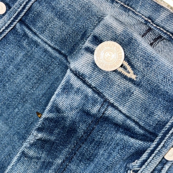 MOTHER Denim The Looker Graffiti Girl jeans sz 24 pristine - Picture 6 of 16